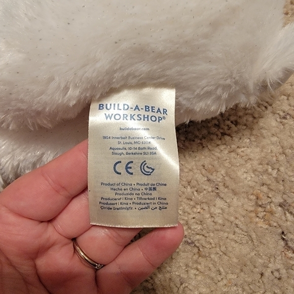 Reindeer Glisten Merry Mission Build A Bear Candy Cane Plush Stuffed Christmas - Picture 5 of 8